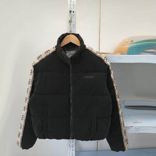 外贸轻奢女款立领加厚棉服