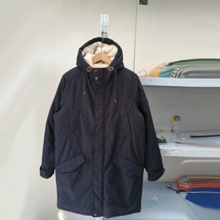 一件过冬款~外贸秋冬男装长款加厚棉服防风保暖棉衣有加大码