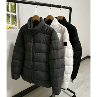 外贸秋冬男款加厚棉服男士立领双门襟棉服外套有大码