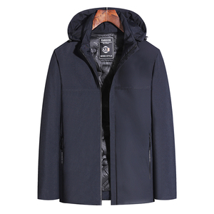 直播冬季男士休闲商务风棉服加厚外套爸爸装棉衣M551-P80图片