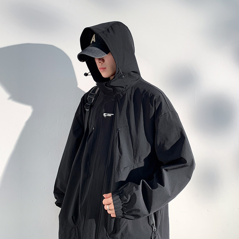2024春季新款冲男潮牌刺绣宽松连帽登山服工装夹克外套2373-P55,商品下架区,星座1403B