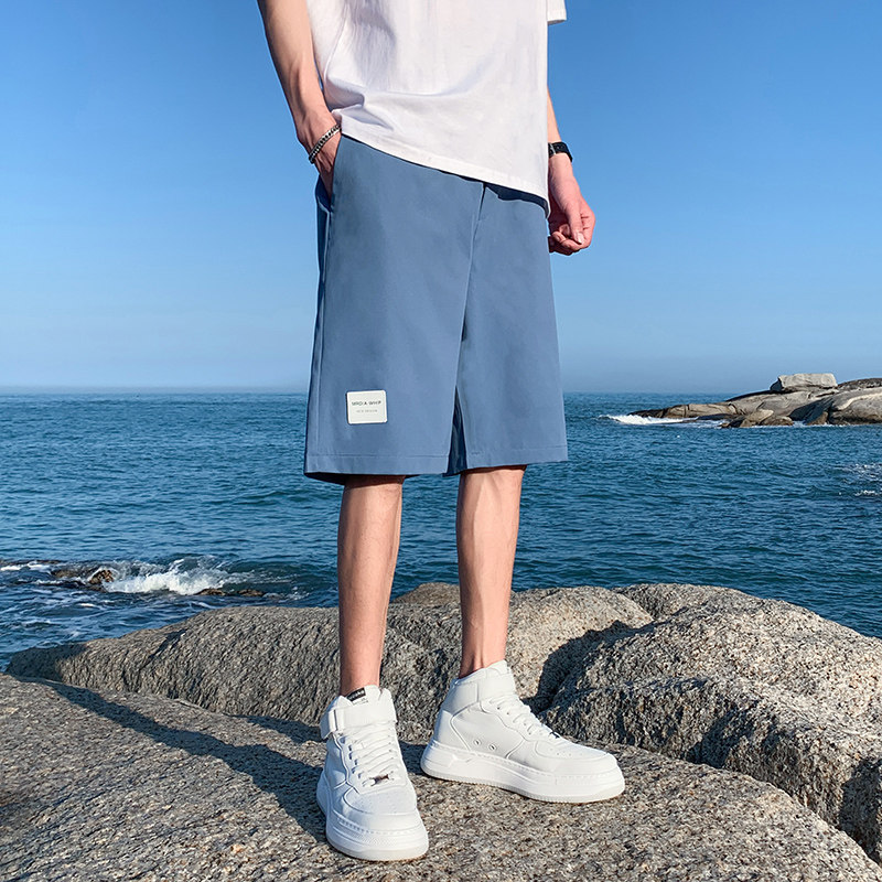 海边2023夏季日系五分裤男士短裤中腰休闲沙滩裤青年DK258-P15,男装休闲裤,星座1403B