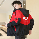 秋季连帽男士外套韩版工装潮流百搭青年休闲夹克青年JK601-P30，男装夹克，星座1403B