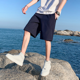 海边2023夏季日系五分裤男士短裤中腰休闲沙滩裤青年DK288-P15，男装休闲裤，星座1403B