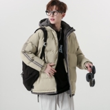 冬季保暖棉衣外套男潮流连帽棉袄大码宽松男加厚面包服2819-P72，男装棉衣，星座1403B