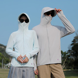 夏季皮肤衣带帽檐男户外运动钓鱼防晒衣情侣款连帽外套女9088-P30，女装防晒衣，星座1403B