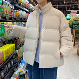 冬季男士韩版立领宽松港风面包服棉衣情侣款加厚外套2208-P42，男装棉衣，星座1403B