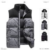 秋冬立领男士棉服外套男装马甲保暖马夹休闲棉衣背心上衣MJ99-P35，男装背心/马甲，星座1403B