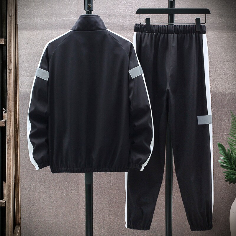 秋季主推韩版外套青年宽松休闲两件套装男TZ801-P38,男装休闲套装,星座1403B