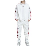 秋季主推韩版外套青年宽松休闲两件套装男TZ801-P38，男装休闲套装，星座1403B