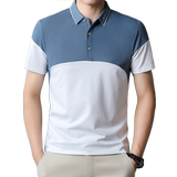 夏季polo衫男士短袖翻领t恤商务休闲简约半袖夏装上衣服T121-P32，男装Polo衫，星座1403B