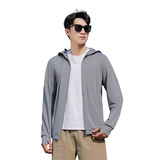 夏季皮肤衣带帽檐男户外运动钓鱼防晒衣情侣款连帽外套女9088-P30，女装防晒衣，星座1403B