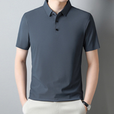 夏季冰丝无痕高品质男士翻领T恤轻商务休闲短袖Polo衫T331-P35，商品下架区，星座1403B