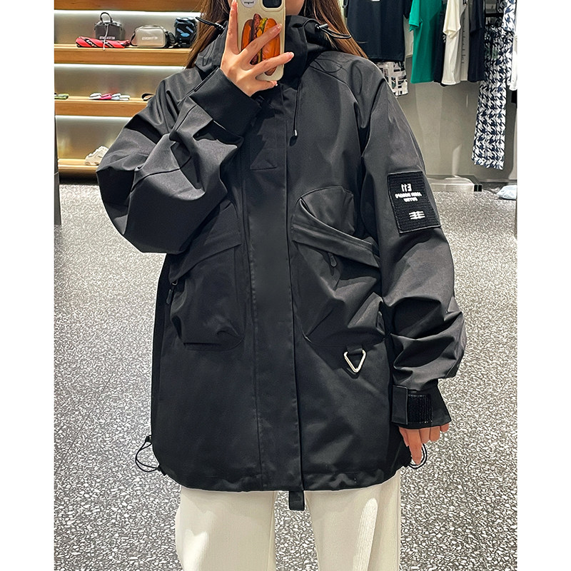 户外工装风冲锋衣外套风衣男女连帽百搭休闲夹克2353-P88,男装夹克,星座1403B