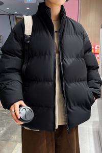 冬季男士韩版立领宽松港风面包服棉衣情侣款加厚外套2208-P42图片