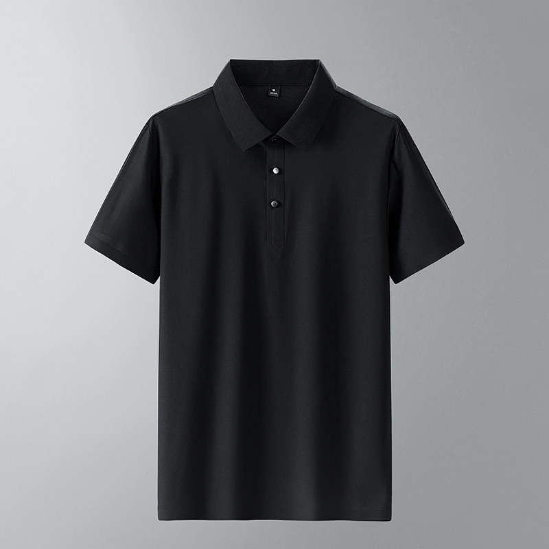 直播polo衫夏季新款高品质男士翻领冰丝T恤商务休闲短袖T331-P35,男装Polo衫,星座1403B