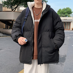 港风棉衣男女款中性风时尚潮流加绒加厚棉衣男款外套M066-P65图片