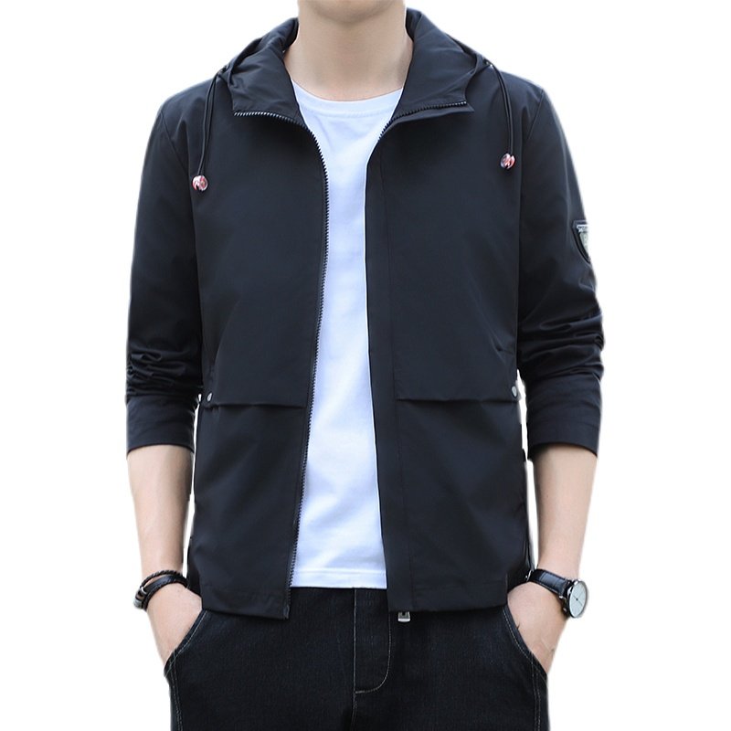 秋季新品男士外套连帽休闲夹克大码上衣M-8XLJK86-P45大码元,男装夹克,星座1403B