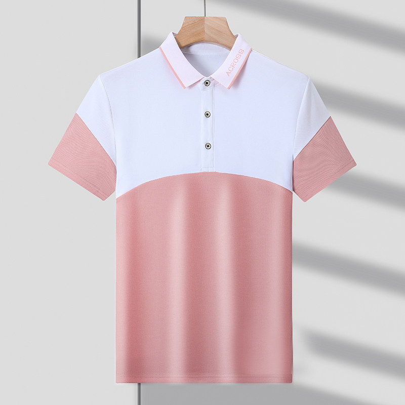 夏季polo衫男士短袖翻领t恤商务休闲简约半袖夏装上衣服T121-P32,男装Polo衫,星座1403B