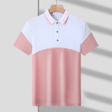夏季polo衫男士短袖翻领t恤商务休闲简约半袖夏装上衣服T121-P32，男装Polo衫，星座1403B