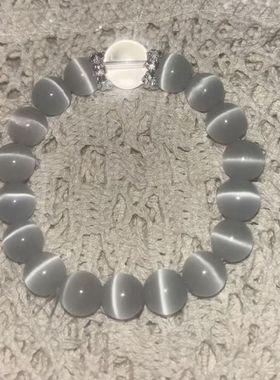 思慕琦女猫眼石玻璃气质手链