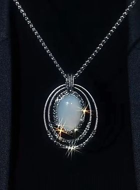 思慕琦气质合金蛇骨链女水滴耳环