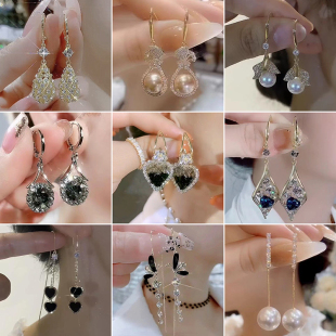 2022简约型饰品夸张潮女新款 耳环女韩国小众设计耳钉气质耳饰 个性