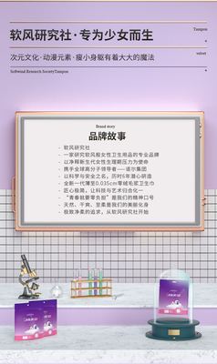 软风研究社安睡裤纯棉透气夜用防侧漏姨妈安心裤裤型卫生巾大码