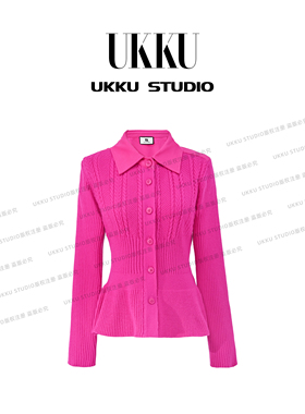【UKKU STUDIO】新款春季设计师简高级感百搭设计感上衣314741