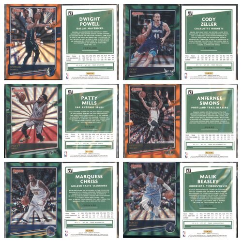 2020-21 panini donruss 系列佛光折正版NBA球星卡PJ华盛顿巴雷特