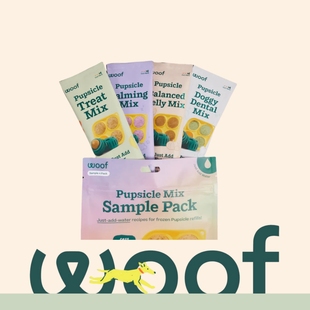 【现货】Woof  Pupsicle 狗狗混合口味 补充冰棒粉 尝鲜装 4口味