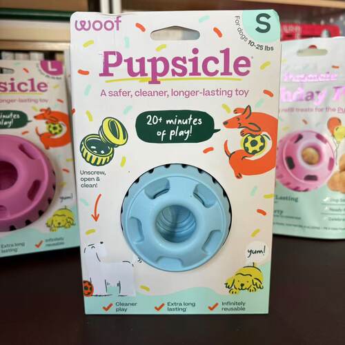 Woof Pupsicle 狗狗慢食丰容玩具|消磨时间舔舐球|冰冻零食消暑球