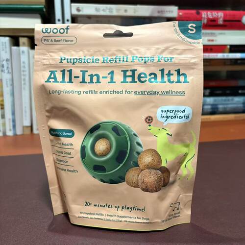 【现货】美国Woof 漏食球Pupsicle补充装 功能性全方位健康球