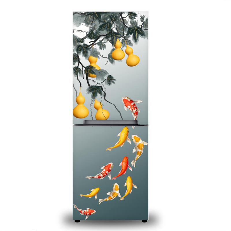 冰箱贴纸遮挡装饰画防水贴膜冰箱门贴冰箱侧面贴纸翻新整张bt333,家居饰品,冰箱贴纸,淘宝优惠券,粉丝福利购,淘宝优惠卷