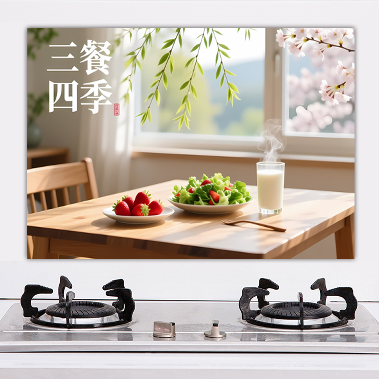 防油贴纸厨房墙纸贴画耐高温加厚墙贴壁纸瓷砖贴防水贴膜自粘g105