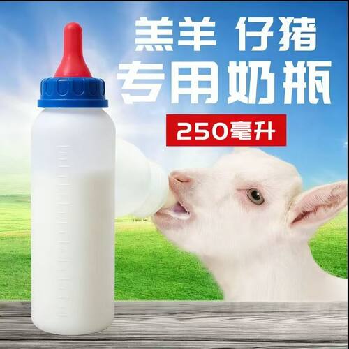 小猪奶瓶羔羊喂奶器动物专用奶瓶猪羊猫狗通用的奶瓶耐咬养殖用品
