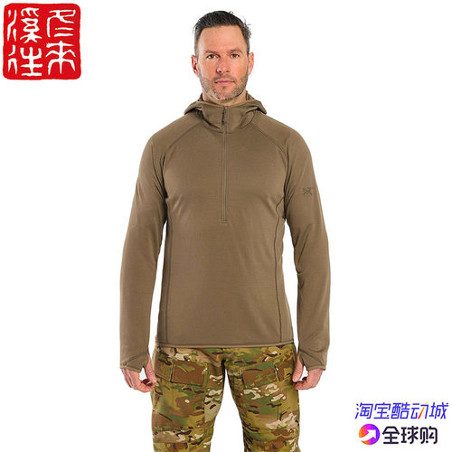 始祖鸟国现军版连帽抓绒衣