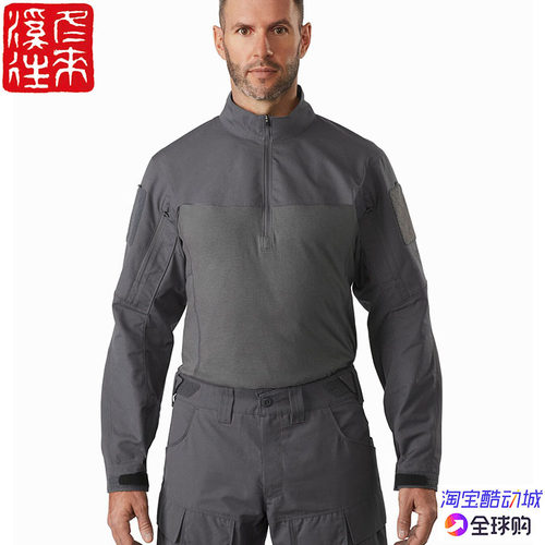 始祖鸟军款软壳套头衫