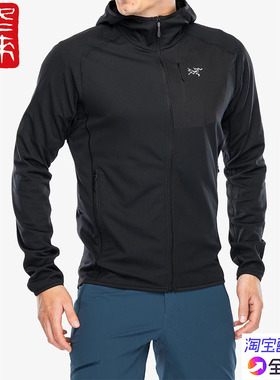 国现始祖鸟Arcteryx Delta Hoody 男轻薄透气休闲抓绒衣外套10551