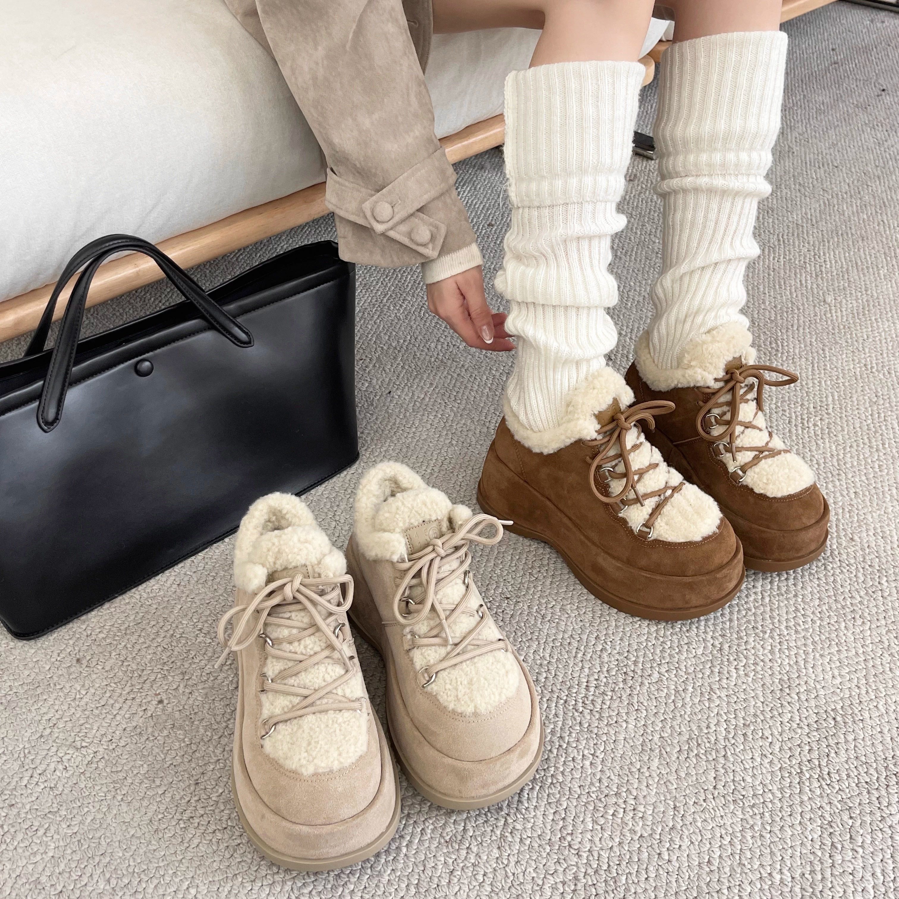 复古厚底内增高勃肯鞋日系丑萌鞋