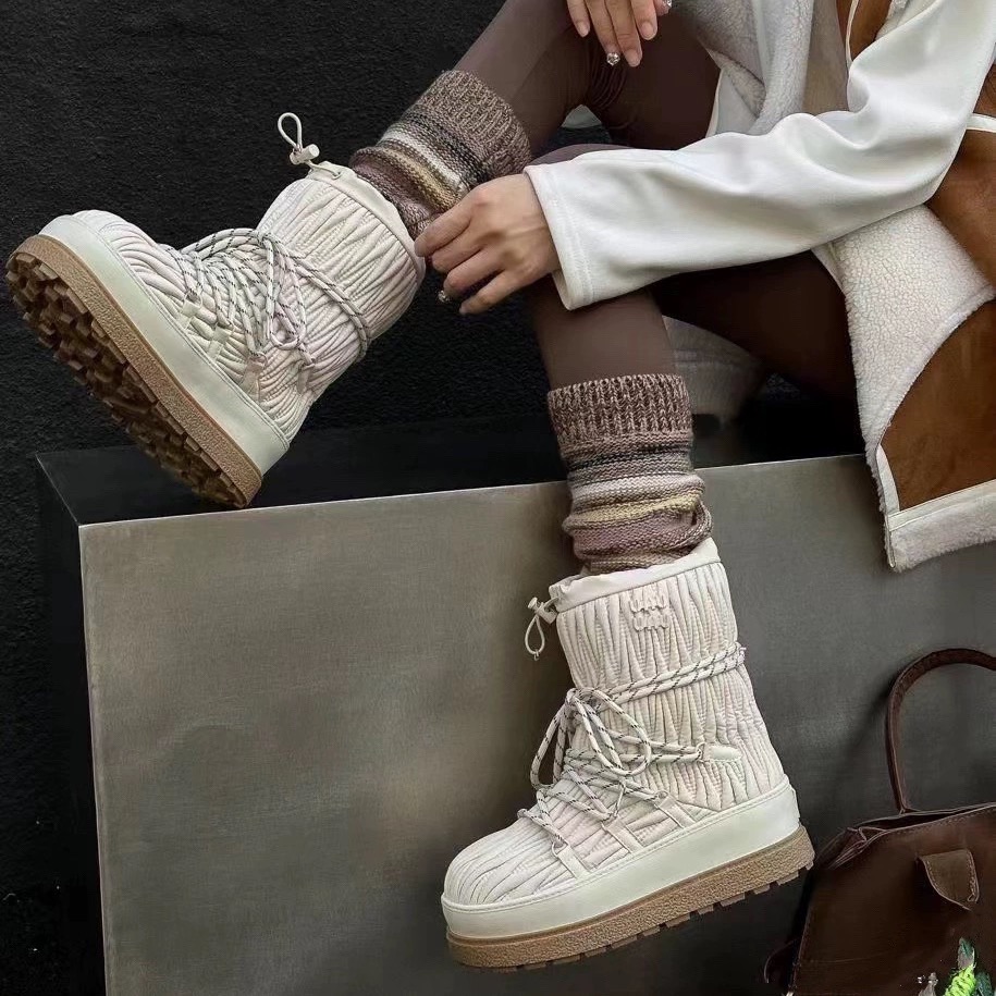 增高厚底雪地靴防滑保暖滑雪靴女