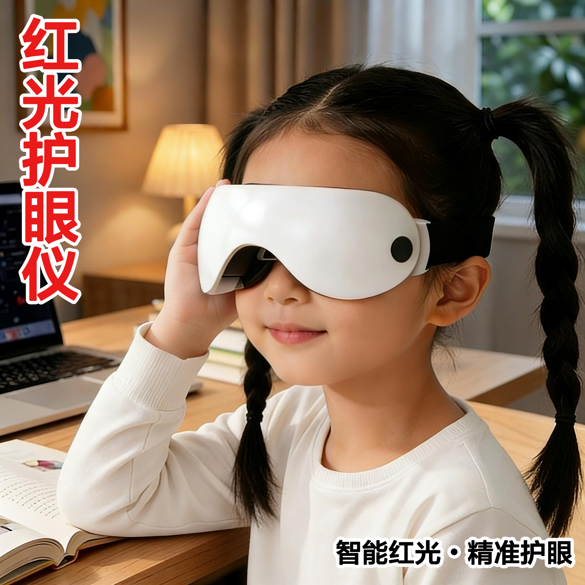 新款红光护眼仪儿童阳光仪智能眼睛保健仪眼部按摩仪器缓解视疲劳