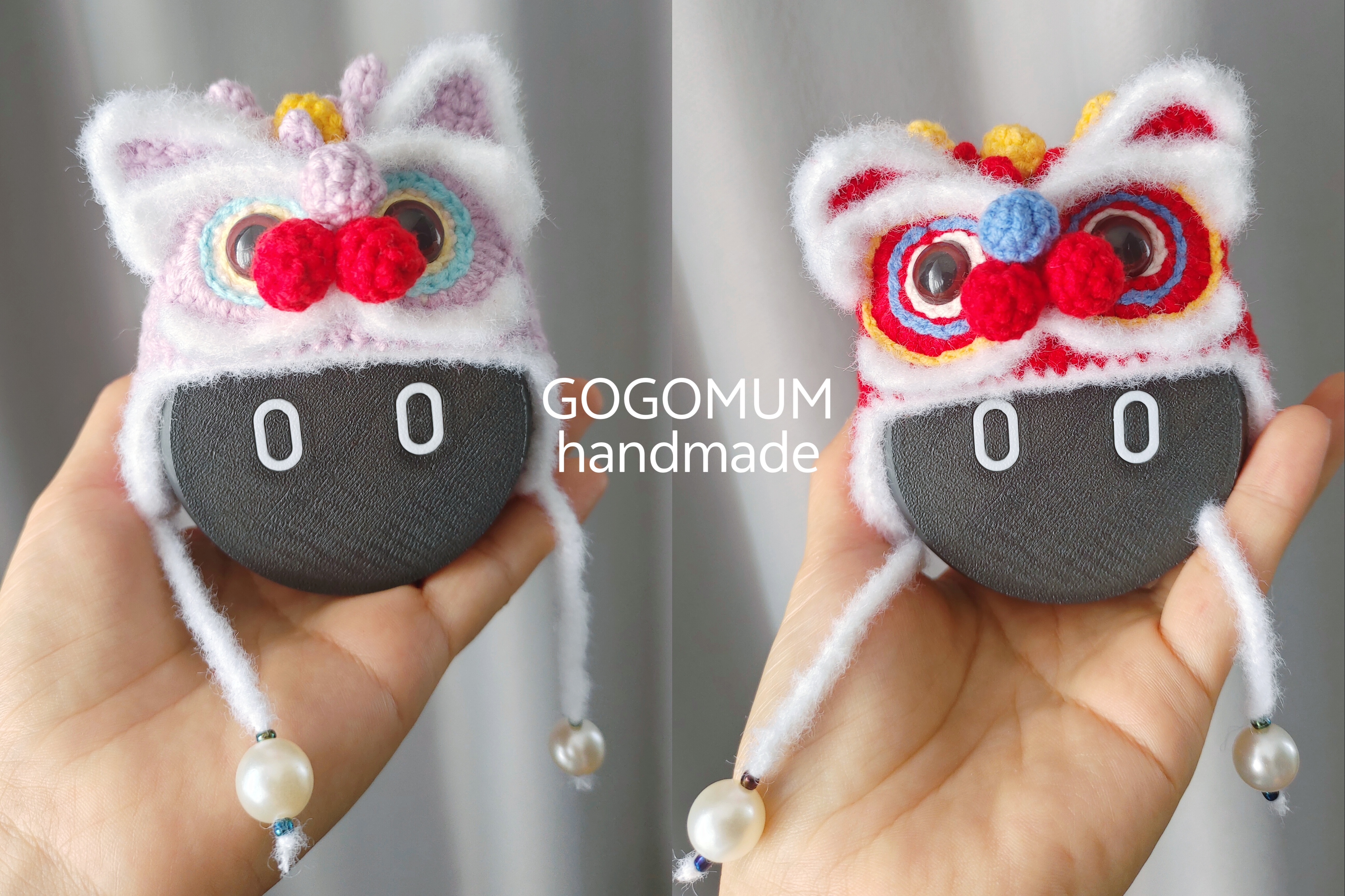 【GOGOMUM】蔚来汽车nomi帽子糯米装饰 多色手工醒狮 可定制