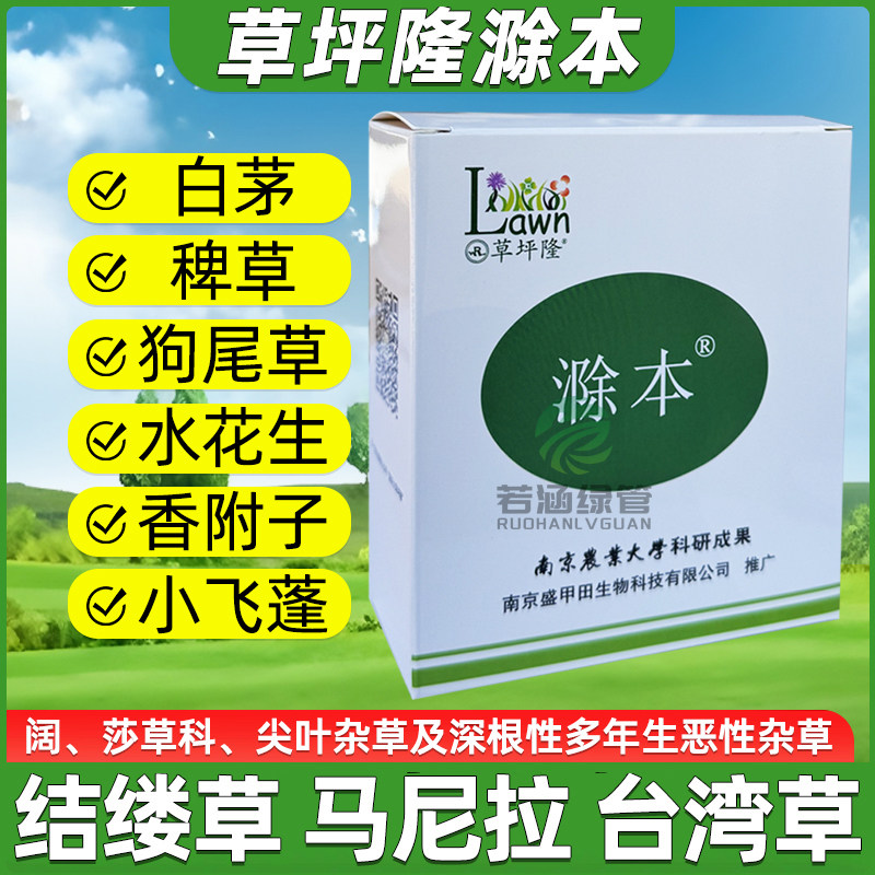 草坪隆滁本除草剂福敌茅马尼拉结缕草茅草牛筋恶性尖叶杂草除草剂