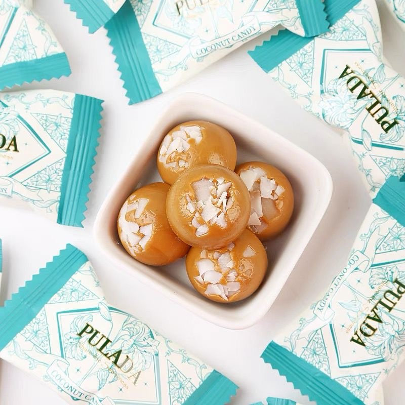 PULADA英国朴拉达生椰奶脆高颜值 结婚喜糖伴手礼糖果独立小包装