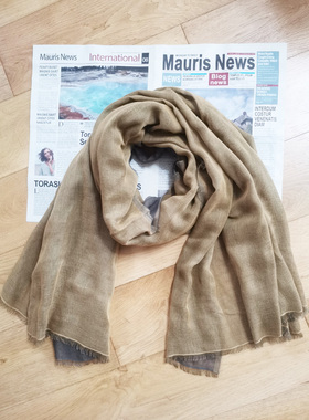 特 秋冬新款出口韩国纯色流苏长方形多功能百搭净板围巾披肩 T68