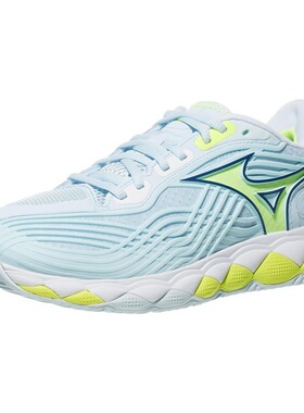 海外代购 女 防滑耐磨网球鞋 Mizuno Wave Enforce Tour 2 Ice