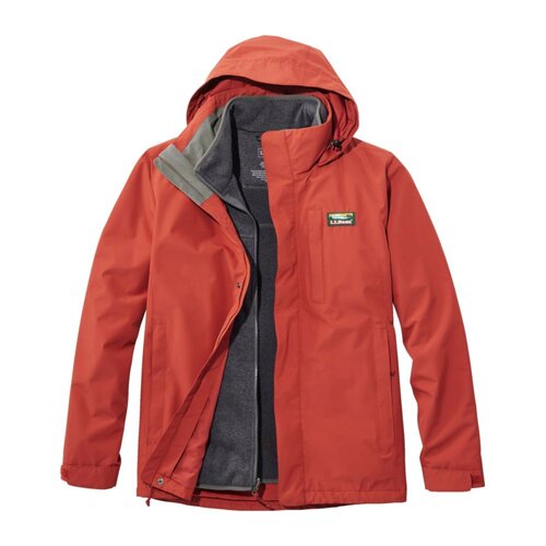 L.L.Bean美国代购 男款户外休闲防水三合一冲锋衣LLBean TA501838