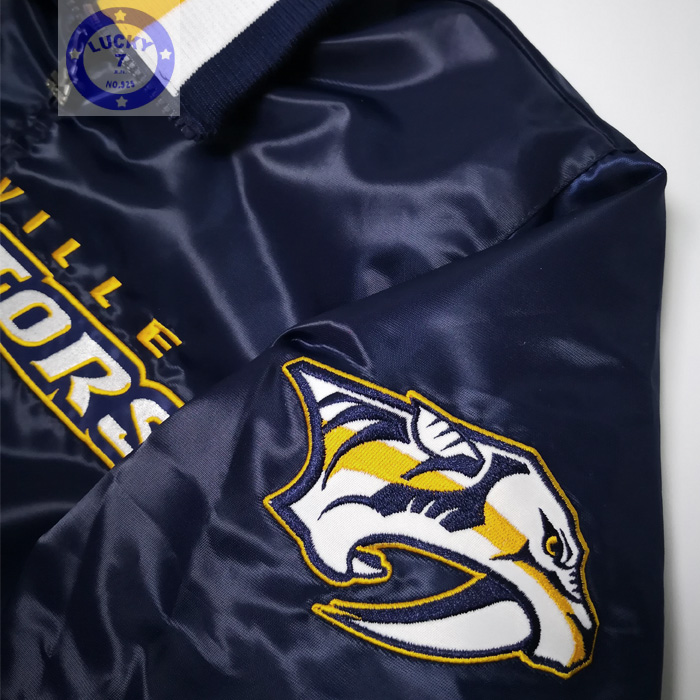 NHL掠夺者丝光亮面秋冬棒球服