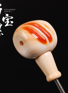 精选保真藏式万宝螺三通佛头满血槽佛塔佛珠星月菩提DIY配饰